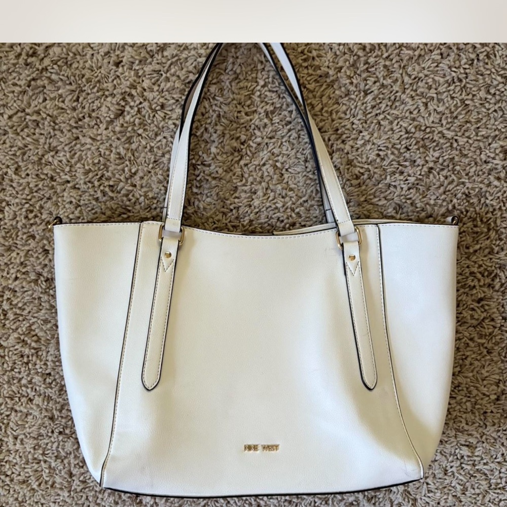 Nine West Cream Tote Bag